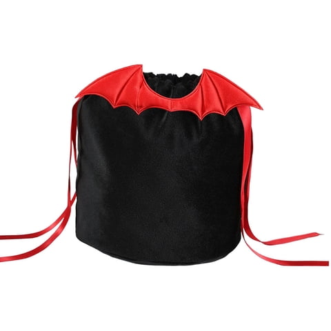Bothyi - Bolsas De Regalo Con Cordón Con Cordón Bolsas De Regalo Favores De Fiesta De Halloween Rojo
