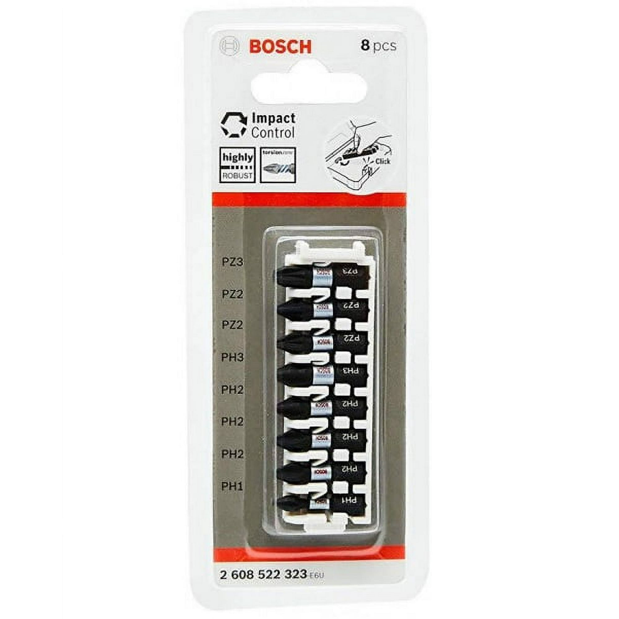 Bosch - Set 8 Pcs Puntas Atornillar Ph/pz Mm