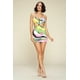 thumbnail image 3 of Vestido Multicolor con Corte Frontal., 3 of 5