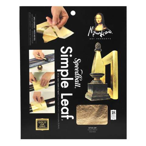 Láminas Papel Color Oro Mona Lisa Speedball