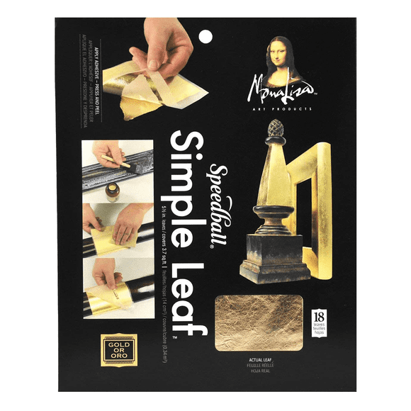 Láminas Papel Color Oro Mona Lisa Speedball