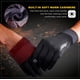 thumbnail image 5 of Guantes de invierno para hombre y mujer, guantes para pantalla táctil, guantes cálidos para clima frío, guantes de trabajo para congelador, adecuados para correr, conducir, ciclismo, trabajo y senderi, 5 of 6
