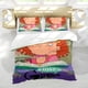 thumbnail image 5 of Tal como lo contó Ginger Conjunto de sábanas temático, trío de piezas, cómodo y amigable con la piel, diseño único, regalo de decoración para el hogar para familiares, amigos y fans,173cm *218cm, 5 of 6