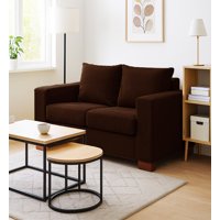 Dkora - Sofa Cedric 2 Cuerpos Café