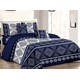 thumbnail image 3 of Quilt verano azul rombos 2 plazas, 3 of 3