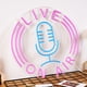 thumbnail image 5 of Letrero decorativo de neón LISIGNVE Live On Air 33 x 33 cm USB, 5 of 7