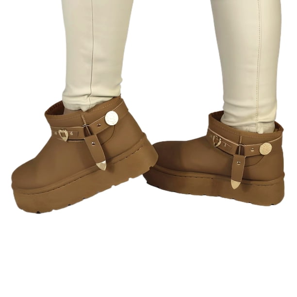Botin de Mujer 17 Yassne Marron Claro