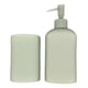 thumbnail image 1 of Set De Baño 2 Piezas Ceramica Jabon Porta Cepillo Vd Verde, 1 of 3