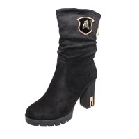 Botín Taco Negro Vía Franca