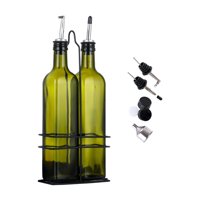 Bothyi - 2 Botellas De Aceite De Oliva, Dispensador De Salsa De Vinagre De 500Ml Para Asar