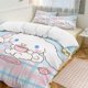 thumbnail image 1 of Cinnamoroll Quilt Set Thicken Soft 3 Pieces Bedding Set All Season Duvet Cove with 2 Pillowcases for Adult Women Girls Teens Home Room Decor, 1 of 5