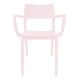 thumbnail image 3 of Silla Plástica Con Apoya Brazos Minimal Rosa Dvp, 3 of 5