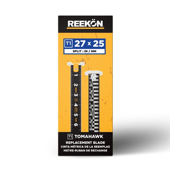 Cuchilla de repuesto para cinta métrica REEKON 7,6 m (unidades divididas)