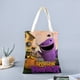 thumbnail image 2 of Robot Monster Bolso de tela con estampado de lienzo para mujer, bolsa de compras reutilizable y estética, con cremallera interior, regalo para mujer,38*45cm., 2 of 6