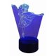 thumbnail image 2 of Lampara Ilusion 3D Bailarina de 7 colores, Base touch, 2 of 6