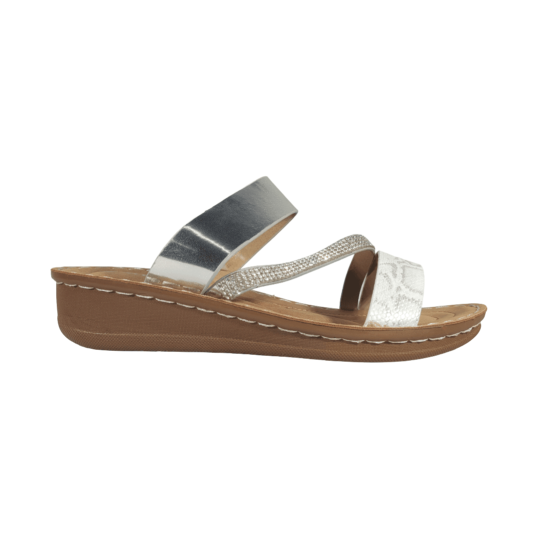 Sandalias Aguxi Blanco Mujer | 6307 - Talla 39 Cl / 24.5 Cm