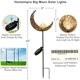 thumbnail image 2 of Luz Solar Jardín Homeimpro Luna LED 40 cm Metal Exterior, 2 of 3