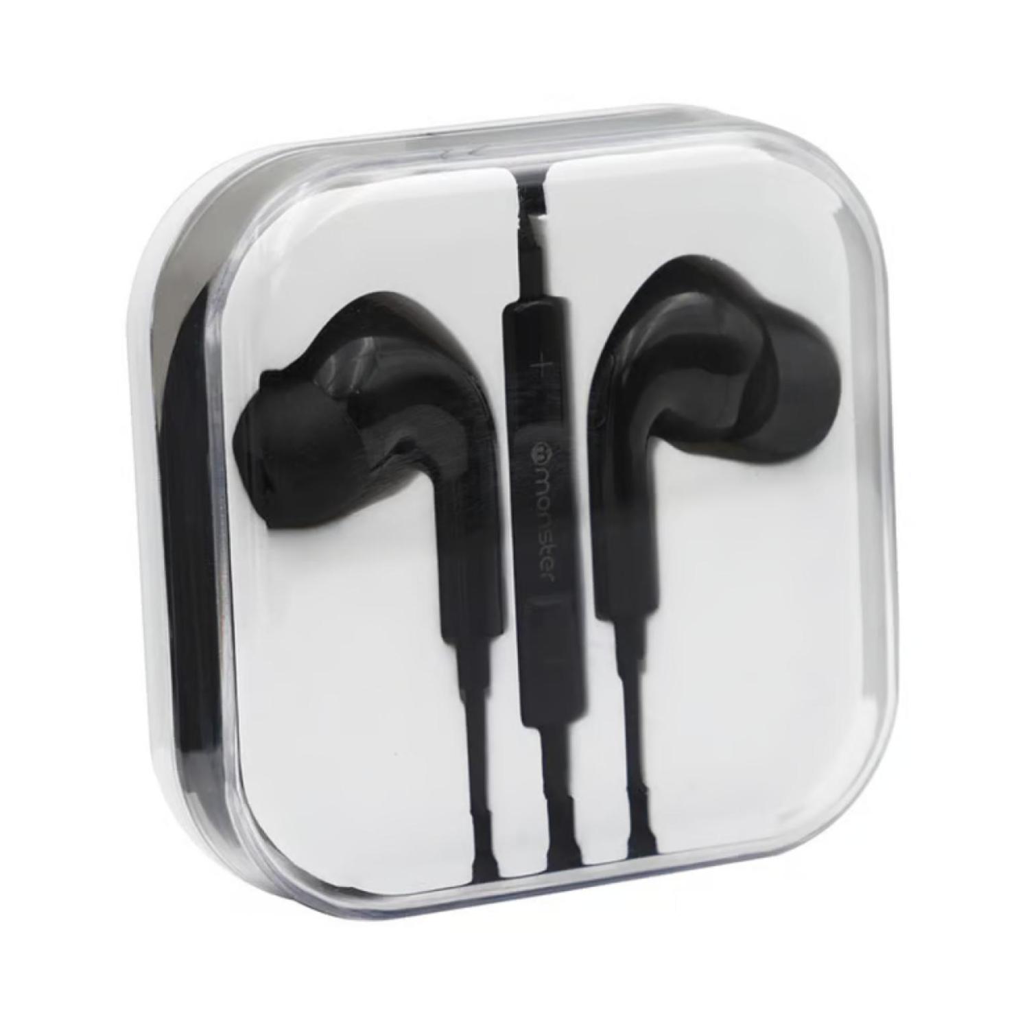 Monster - Audifonos Alambricos Manos Libres Jack 3.5Mm Inear Earpods