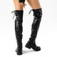 thumbnail image 3 of Bota Larga Casual Mujer Eco Cuero Plataforma Moda Weide ZS69, 3 of 9