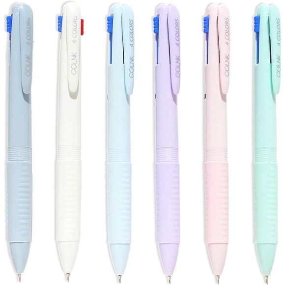 Bolígrafo COLNK 4en1 Multicolor 0.5mm Fino Pack 6