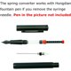 thumbnail image 3 of Asvine 5 Pack Fountain Pen Ink Syringe Filler, Spring Converter, 3 of 3