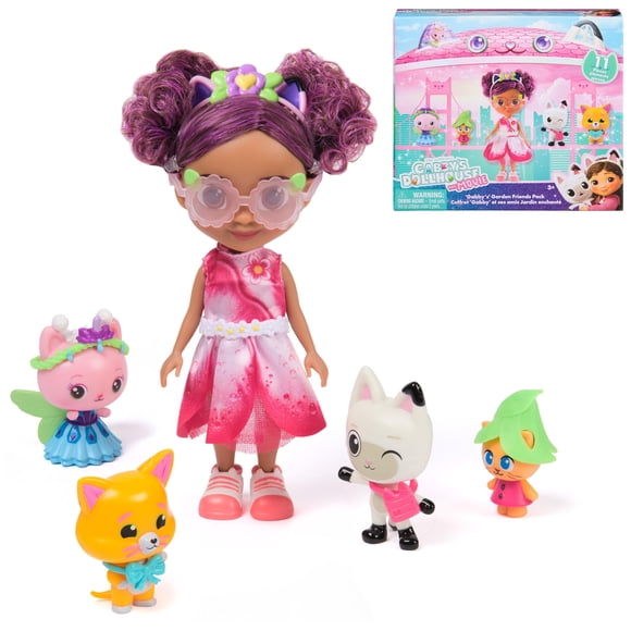 La casa de muñecas de Toy Gabby: The Movie Garden Friends, paquete 6
