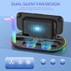 thumbnail image 3 of Base de carga para Switch 2, estación organizadora multifuncional con ventilador para enfriar la consola, cargador para 4 controles Joypad y Pro Controller, almacenamiento para cámara de Switch2, 3 of 9