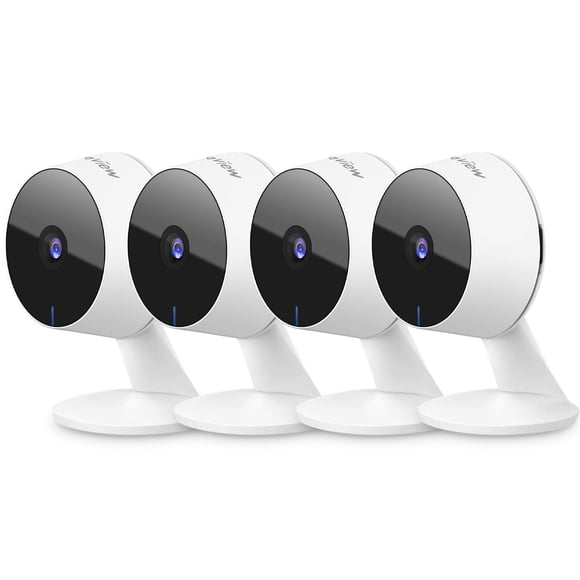 Cámaras de seguridad LaView Indoor 1080P 4 piezas con detección de movimiento