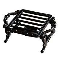 Magideal - Calentador De Tetera De Hierro Fundido, Tetera, Base De Calefacción, Soporte Para Calentar Velas, Soporte Para Calentador De Tetera Para Cocina De Cam Cuadrado