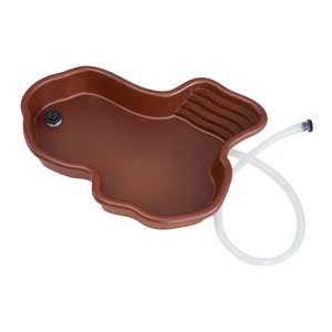 Ioensy - Decoraciones De Piscina De Baño De Reptiles, Cuenco Para Reptiles Para Hámster, Tortuga, Camaleón Con Manguera