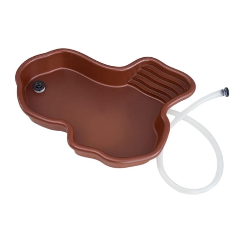 Ioensy - Decoraciones De Piscina De Baño De Reptiles, Cuenco Para Reptiles Para Hámster, Tortuga, Camaleón Con Manguera