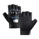 thumbnail image 1 of Guantes De Motociclismo De Medio Dedo, Transpirables, Para Exteriores, Para Escalada, Caza, Etiqueta Colorida Azul, 1 of 5