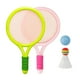 thumbnail image 1 of Juego De Tenis De Bádminton Duradero Para Niños, Raqueta De Volante De Pelota Para Entrenar Verde Y Rosa, 1 of 3