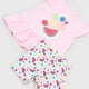 thumbnail image 3 of Conjunto Bebe Niña Polera y Calza Biker Rosado Corona, 3 of 5
