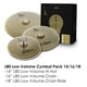 thumbnail image 2 of Set de platillos Zildjian L80 Low Volume LV468 Hi-Hats de 14 pulgadas + 16 pulgadas+ 18 pulgadas Crash Ride, 2 of 3
