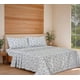 thumbnail image 2 of Juego de sábanas RUVANTI Full de algodón orgánico Percale Azul Rosa, 2 of 7