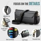 thumbnail image 4 of Cuero CaseMe para Samsung Galaxy A37 5G Funda Tipo Billetera [Bloqueo RFID] con Soporte para 10 Tarjetas, Cierre de Zíper y Ranura para Billetes, Correa Magnética de Hombro y Muñeca de Cuero PU, 4 of 10