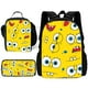 thumbnail image 1 of Cartoon cute S-spongebobS 3 pcs set Child School Backpack with Lunch Bags ,Pencil Bags ,School Bags for Boys Girls Best Gift, 1 of 3