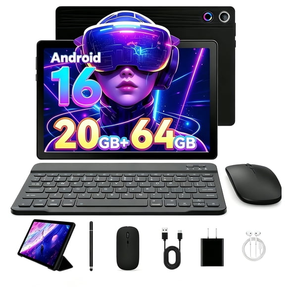 Tablet Jeazans 10.1" Android 16 64 GB 1 TB Kit