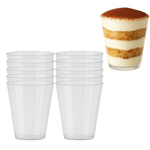 Disparo - Set 50 Vasos Acrilico 350Ml Postre 12Oz Acrilico Desechable
