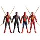 thumbnail image 1 of Set de 4 figuras de acción Spider Hero MPMIYVX de 18 cm, 1 of 6
