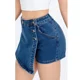 thumbnail image 2 of Short Tipo Mini Falda Juvenil Jeans Premium Elasticada 3017, 2 of 3