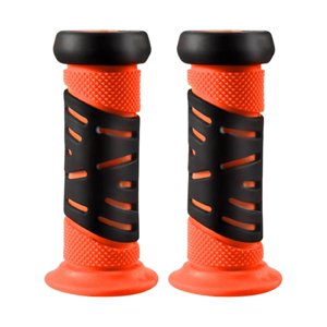 Ioensy - Puños De Manillar De Bicicleta Para Niños Puños De Manillar De Bicicleta Para Niñas Y Niños Bicicletas Plegables Naranja