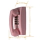 thumbnail image 4 of Teléfono de pared GHYTMTHOT con cable, fijo, montaje en pared, rosa, 4 of 6