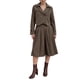 thumbnail image 2 of INSPIRE CHIC Conjunto de Falda de 2 Piezas para Mujer Blazer Dobladillo Asimétrico Vestido Midi de Cintura Alta Pequeño Café, 2 of 5