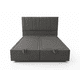 thumbnail image 2 of Cama Baul 2 Plazas con Respaldo Tubular Gris Oscuro LINO, 2 of 2