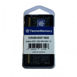 Memoria Ram Tecnomemory Sodimm Ddr5 16Gb 4800Mhz Kvr48S40S8T/16Gb