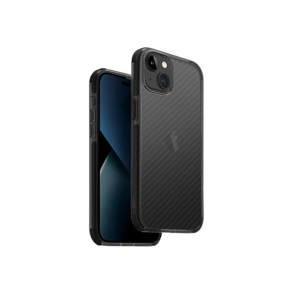 Carcasa Uniq Hybrid Compatible con Iphone 14 Plus y 15 Plus Combat - Aramid Negro