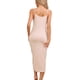 thumbnail image 3 of INSPIRE CHIC Vestido de dormir modal para mujer con tirantes ajustables, escote en V, camisón largo para descansar, XL, beige, 3 of 6