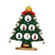 thumbnail image 3 of Decoración De árbol De Navidad De Madera De Escritorio, Divertida Para Fiesta De Navidad, Aniversario, Vacaciones, Verde, Pequeño, 3 of 3